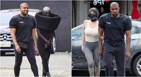 Kanye Westas su žmona Bianca Censori (nuotr. Instagram)