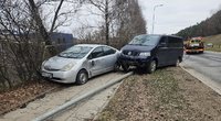 Girtas VW vairuotojas sukėlė didelę avariją Vilniuje (nuotr. Broniaus Jablonsko)