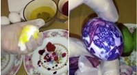 Kiaušinių marginimo būdas servetėlėmis   