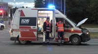 Aiškėja daugiau apie į avariją Vilniuje patekusią gimdyvę – vos atvežta į ligoninę pagimdė (nuotr. stop kadras)