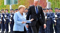 Angela Merkel ir Gitanas Nausėda (nuotr. SCANPIX)