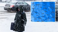 Lietuvai smogs du ciklonai: šals iki -17, užgrius pavojingi orai (tv3.lt fotomontažas)