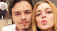 Lindsay Lohan ir Egoras Tarabasovas (nuotr. Instagram)