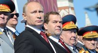 Medvedevas: gvieštis Rusijos teritorijos – nusikaltimas, panaudosime visas turimas priemones (nuotr. SCANPIX)