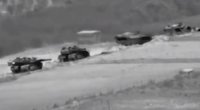 Izraelio tankai (nuotr. stop kadras)