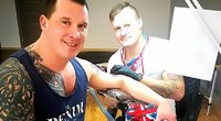 Karolis Sakalauskas ir Evaldas Kazlauskas / No Limit tattoo (nuotr. asmeninio albumo („Facebook“)