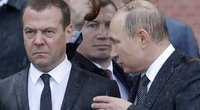Dmitrijus Medvedevas, Vladimiras Putinas (nuotr. SCANPIX)