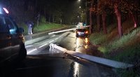 Naktinė BMW avarija Vilniuje (nuotr. Broniaus Jablonsko)