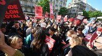 Protestas Paryžiuje (nuotr. SCANPIX)