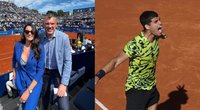 Jasikevičius su žmona Barselonoje stebėjo Ispanijos teniso vunderkindo dominavimą (nuotr. Instagram)