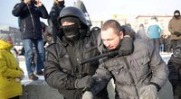 Rusijoje prasidėjus protestams sulaikyta šimtai Navalno šalininkų (nuotr. SCANPIX)