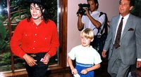 Michael Jackson ir Macaulay Culkin (nuotr. Vida Press)