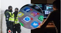 Būkite budrūs socialiniuose tinkluose – jus stebės virtualus patrulis (tv3.lt koliažas)