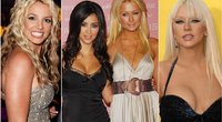 B. Spears, K. Kardashian, P. Hilton, Ch. Aguilera (tv3.lt fotomontažas)