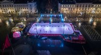 Kalėdiniu laikotarpiu Vilniuje – ledo čiuožykla (nuotr. Vilniaus miesto savivaldybės)