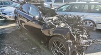 Panevėžio rajone automobilis susidūrė su sunkvežimiu – žuvo jauna vairuotoja (nuotr. TV3)