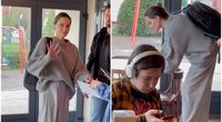 Berniukas Lvivo kavinėje tapo sensacija: nė nesureagavo į šalia stovinčią A. Jolie (tv3.lt fotomontažas)