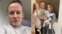 Laurynas ir Viktorija Suodaičiai su vaikais (nuotr. Instagram)