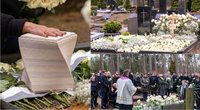 Agnės Jagelavičiūtės laidotuvės (tv3.lt fotomontažas)