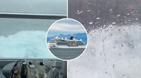 Kruiziniame laive – keleivių panika: nufilmavo, kas vyko mirtį pasėjusios audros metu (nuotr. SCANPIX) tv3.lt fotomontažas