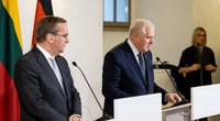 Ministrai pasirašė planą dėl Vokietijos brigados dislokavimo Lietuvoje (Paulius Peleckis/ BNS nuotr.)
