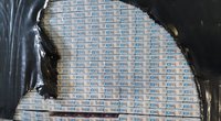 Rusiško vilkiko slėptuvėje muitininkai aptiko 35 tūkst. pakelių cigarečių (nuotr. Muitinė)  
