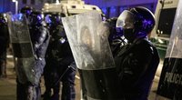 Policijos susirėmimas su protestuotojais (Paulius Peleckis/Fotobankas)