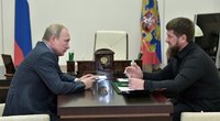 Vladimiras Putinas ir Ramzanas Kadyrovas (nuotr. SCANPIX)