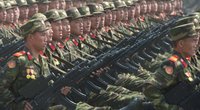 Šiaurės Korėja pagrasino į bet kokį pasikėsinimą atsakyti karu  (nuotr. SCANPIX)