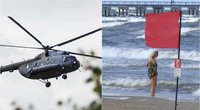 Baltijos jūroje skendęs žmogus į ligoninę gabentas kariniu sraitgtasparniu (tv3.lt fotomontažas)