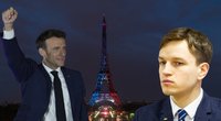 Linas Kojala įspėja, kad Prancūzijos politikos ateitis priklauso nuo parlamento rinkimų: „Macronas gali turėti didelių problemų“ (tv3.lt koliažas)