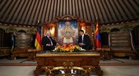 Vokietijos prezidentas su žmona pradėjo valstybinį vizitą Mongolijoje (nuotr. SCANPIX)