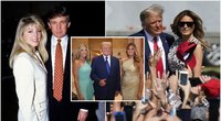 Donaldas Trumpas vakarėlyje pozavo ne vienas: bendroje nuotraukoje – Melania ir buvusi antroji žmona  