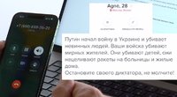 Lietuviai skambina rusams ir pranešinėja apie karo siaubą Ukrainoje: tiesą bando skleisti ir per „Tinder“ (tv3.lt koliažas)