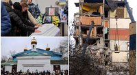 Drono smūgis Odesoje nusinešė 12 gyvybių, tarp kurių – 5 vaikai: atsisveikinti plūdo šimtai žmonių (nuotr. SCANPIX)