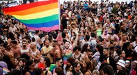 Dešimtys tūkstančių žmonių dalyvavo Izraelio Tel Avivo „Pride“ eitynėse (nuotr. SCANPIX)