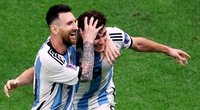 L. Messi ir J. Alvarezas (nuotr. SCANPIX)