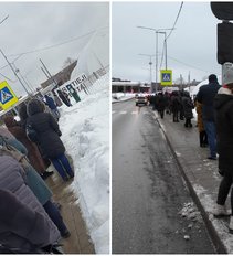 Vilniuje prie mobiliųjų patikros punktų milžiniškos eilės: mokytojams šaltyje teko laukti ir kelias valandas