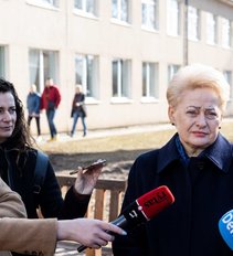 Grybauskaitė apie VSD: „Prieskonis nemalonus“