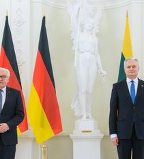 Vokietijos prezidentas: Lietuvoje realiai jau yra dalis brigados