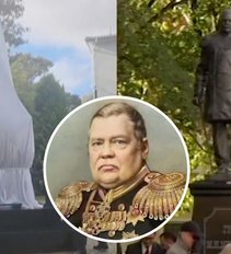 Provokacija Karaliaučiuje: priešais Lietuvos konsulatą atidengtas paminklas žiauriausiam lietuvių žudikui
