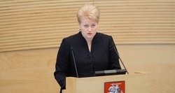 Kur smigs aštrios Dalios Grybauskaitės kritikos strėlės per metinį pranešimą?