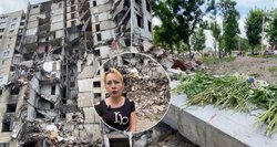 Šeimos gedi, bet palaidoti negali: sprogdintame daugiabutyje Ukrainoje – likę palaikai