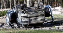 Rusijoje sprogo propagandisto Prilepino automobilis, žuvo žmogus