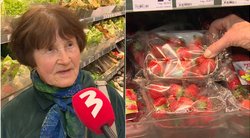 Gyventojai piktinasi lietuviškų braškių kaina parduotuvėse: „Auksinės, jau čia neįmanoma“ (tv3.lt koliažas)