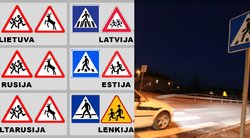 Kelio ženklų pakeitimas (nuotr. BNS ir tv3.lt)  