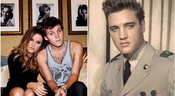Lisa Presley, Benjamin Keough ir Elvis Presley (tv3.lt fotomontažas)