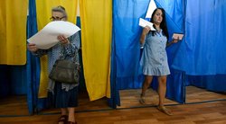 Ukrainoje vyksta parlamento rinkimai (nuotr. SCANPIX)