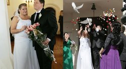 Erikos ir Merūno Vitulskių vestuvės (tv3.lt fotomontažas)