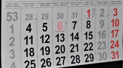 Kalendorius (nuotr. Unsplash.com)